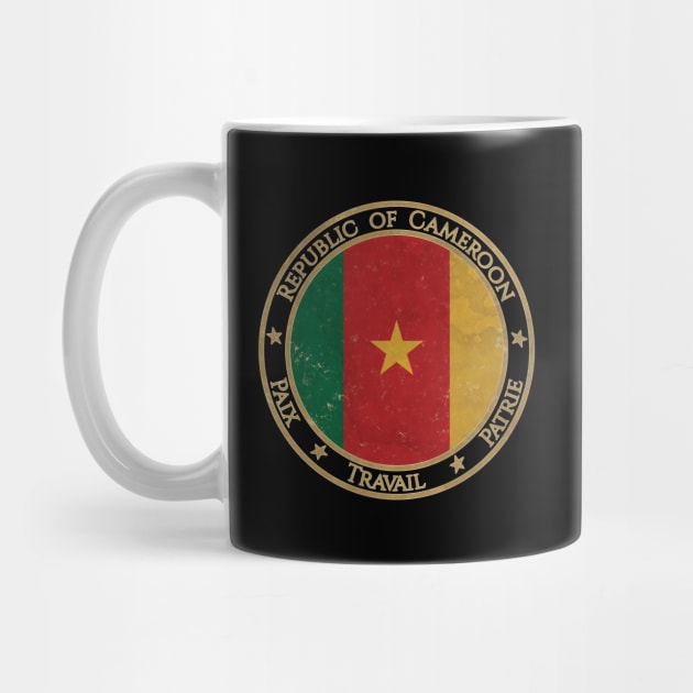 Vintage Republic of Cameroon Africa African Flag by DragonXX